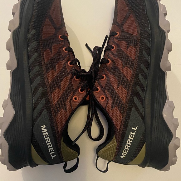 Merrell Speed Eco Coral and Black Hiking Shoes Like New Size 8 - Picture 6 of 9